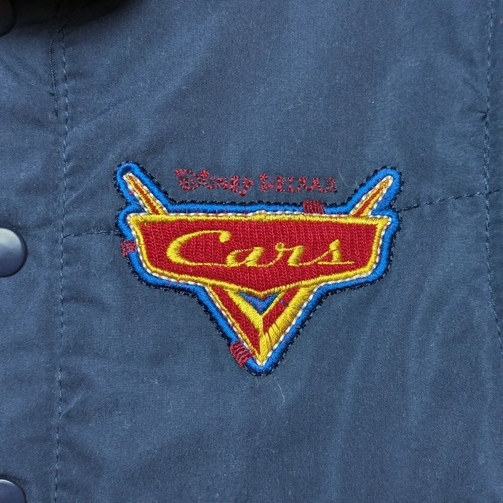 Vintage Cars Disney Pixar Lightning Puff Vest Hoodie 2pc Combo 12 Months‎ NWT